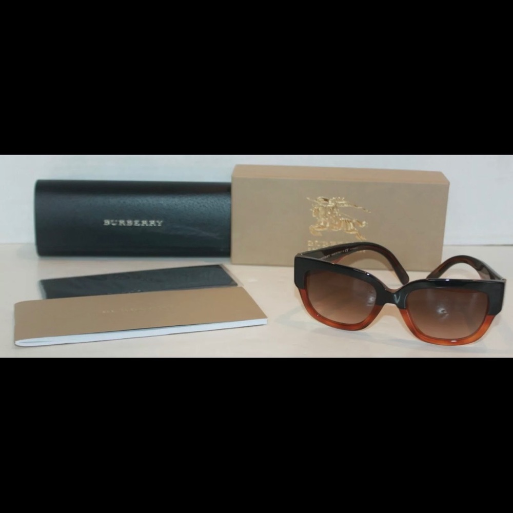 New Burberry B 4252 3650/13 Sunglasses Amber